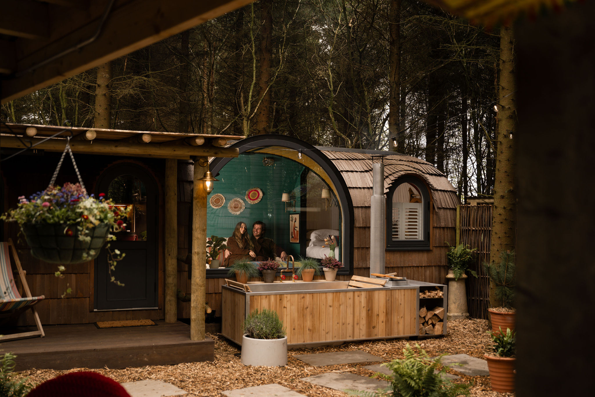 Forest Den accommodation at Galgorm Resort & Spa, Co. Antrim
